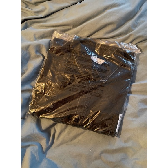 Old Navy mens black jean work shirt - Picture 2 of 3